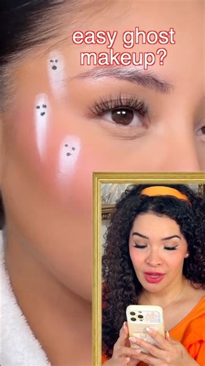 Easy Ghost Makeup Hack? 👻 | Yes or No