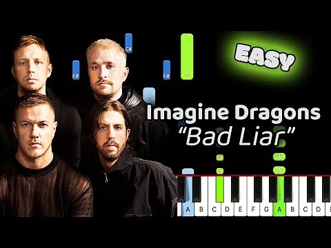 Bad Liar Piano - How to Play Imagine Dragons Bad Liar Piano Tutorial! (Easy)