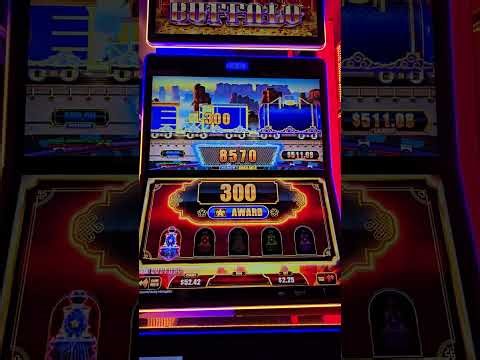 Cash Express Legends slot machine. Bonus gives me 90 trains!!! Buffalo