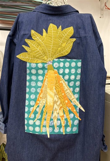 Handmade Fiber Art: Upcycled Shirt Creations
