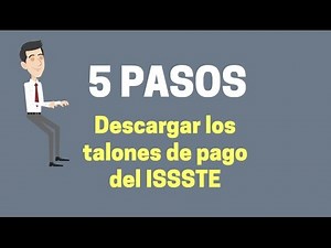 Descargar talones de pago ISSSTE: Paso a paso