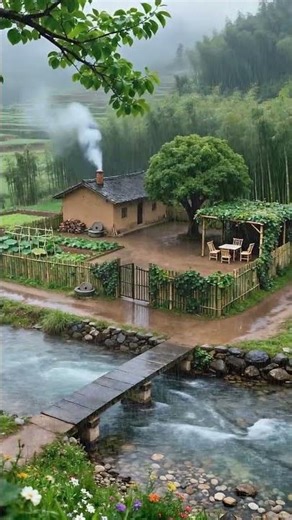 Natural Weather Ai 🥶 #ai #rain #weather #nature #naturelovers