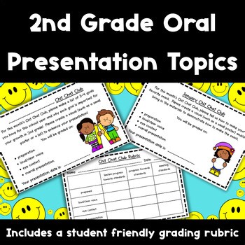 Oral Presentation Topics - Second Grade - Speaking & Listening - Chit Chat Club