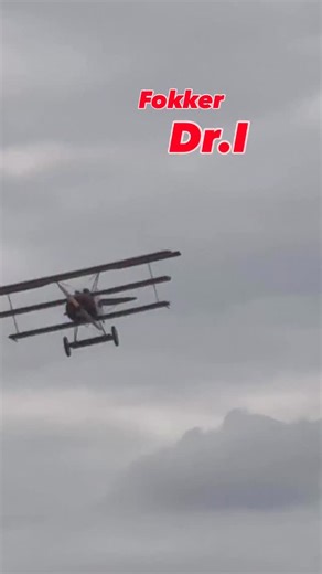1K views · 4.1K reactions | Fokker Dr.I at IWM Duxford - fielded in very small numbers, the Dr.I has an outsize reputation thanks to aces like Werner Voss and Manfred von Richthofen #ww1 #ww1history #triplane #fokker #warbirds | Daniel J Wheatcroft | Facebook