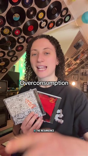 Is physical media just another overconsumption trend? #cd #vinyl #cdcollection #vinylcollection #physicalmedia