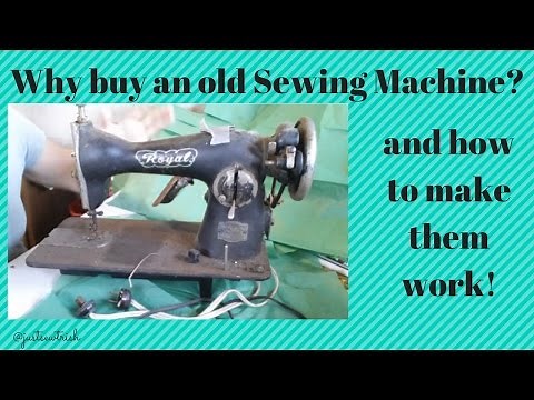 This Old Sewing Machine || Japan Royal with an Edison Motor