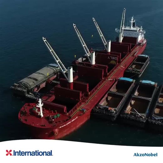 The Interzone 954GF coating allows for a much quicker return to service for soft cargoes, cutting downtime by 70% compared to standard epoxy coatings. For hard cargoes, it requires a 21-day cure… | Martín Criado