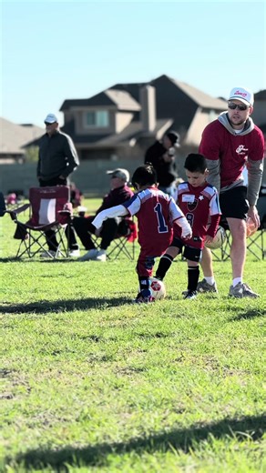 POV: Your little boy starts his first sport ever ⚽🥹
