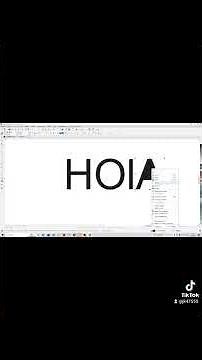 COMO CONVERTIR TEXTO A CURVAS Y SEPARAR LAS LETRAS / COREL DRAW