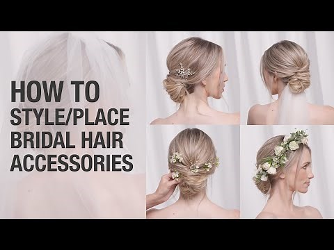 Pro Tips for Placing Hair Accessories Into Bridal Styles and Updos | Upstyling | Kenra Professional