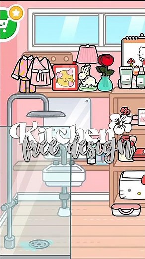 Toca Boca FREE kitchen design | FREE TO COPY