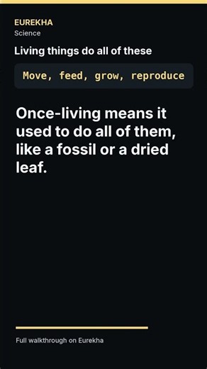 Characteristics of Living Things: Living vs Non-Living · Seasons & Cycles Lesson #Shorts