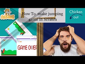 How to Make a Jumping Game in Scratch | Tutorial.chicken jumping game on scratch.#scratch