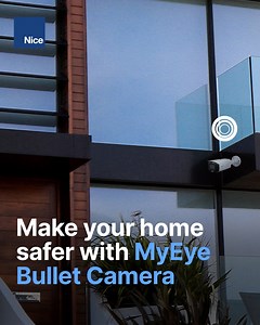 26 reactions | Elevate your home security experience with MyEye Bullet Camera, the new High-resolution IP camera tailored to meet your need of protection. Featuring live monitoring, powerful night vision up to 30 meters, and seamless integration with the Yubii ecosystem, it's the ultimate solution for a smarter, safer home. #Nice #SmartHome #NiceSmartHome #HomeSecurity | Nice Group | Facebook