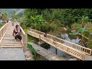 Building a Wooden Bridge Solo : Installing Decking, Handrails & Finishing the Structure