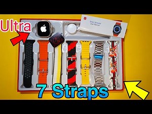 Ultra 7 IN 1 Straps Smartwatch | Smartwatch 7 Straps wali | Y20 Ultra Smartwatch With 7 Straps