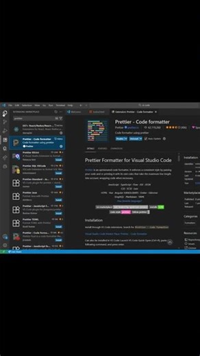 visual studio tricks to make your coding journey easier and smoother #prettier #vsstudio #new