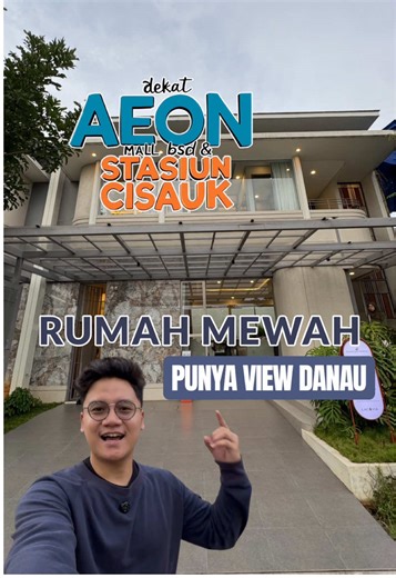 Kapan lagi!! Rumah Mewah 2 Lantai Dekat BSD Dapat View Danau! ✅ Free DP & promo launching ✅ View tepi danau ✅ Smart Home System ✅ Lokasi strategis: AEON BSD, Stasiun Cisauk ✅ Fasilitas lengkap: Greenbelt, Amphiteater, Sports Club, dll. Tersedia berbagai pilihan tipe dan unit terbatas! DM / klik link WA di bio untuk info detail: 081540054102 (Ruhest Property Dome) @Dome Real Estate #propertipremium #rumahmewah#inforumah #lakeview #rumahbsd
