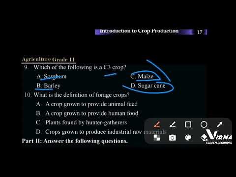 grade 11 agriculture unit 1 review exercise