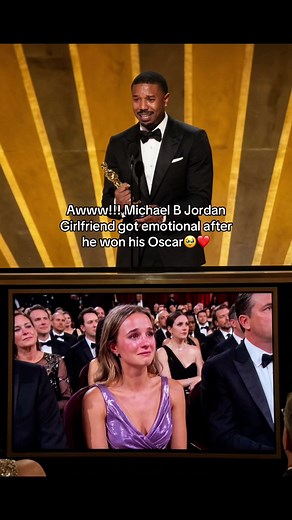 Michael B. Jordan's Girlfriend Emotional at Oscars Win