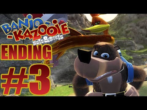 Banjo Kazoioe Nuts & Bolts Ending & Final Boss - 4K Gameplay Walkthrough Part 3 ( Xbox One X)