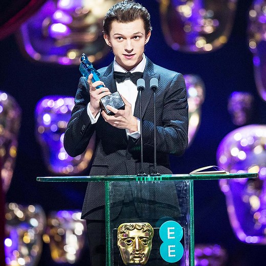 293K views · 7K reactions | "I sh*t myself a little bit!" A young Tom Holland takes to the stage for his acceptance speech, as he wins the EE Rising Star award in 2017. Who else is heading to the cinema to catch Spider-Man: No Way Home? ️ | BAFTA | Facebook