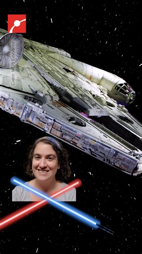 Han Solo made the Kessel Run in less than 12 parsecs… but that’s a distance, not time. A parsec = 3.26 light years, based on parallax: the tiny shift in a star’s position when Earth moves from one side of its orbit to the other. #Science #Space #StarWars #MayThe4thBeWithYou #StarWarsDay | Museum of Science, Boston