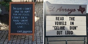 25 Interesting And Clever Signs Making People Chuckle