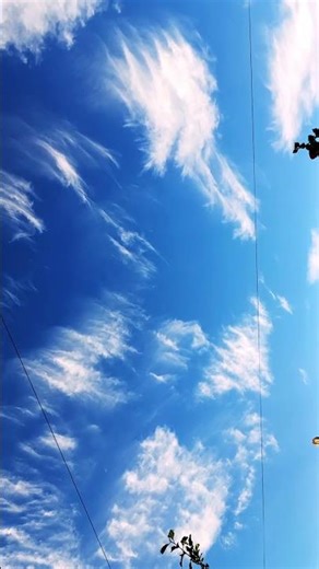 👉 This Blue Sky Feels Unreal 💙☁️ #shorts