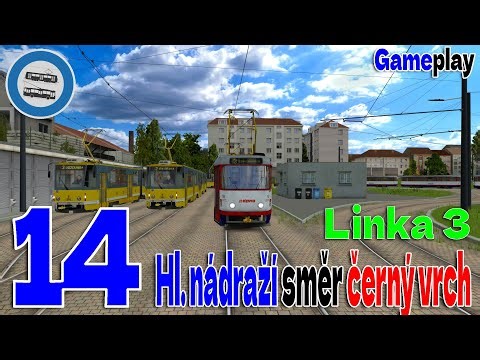 Linka 3 - Hlavní nádraží směr Červený vrch | SIMT MHD | #14 | Gameplay | 4K