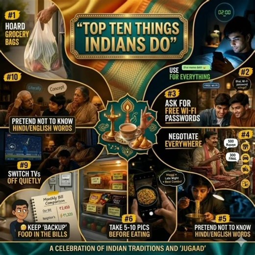 10 Everyday Things Indians Just Can’t Resist Doing! #trending #2026 #top10 #habits
