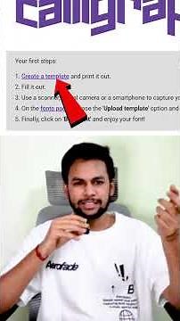✍️How to Turn Your HANDWRITING into a FONT🔥| Calligraphr Explained | Telugu
