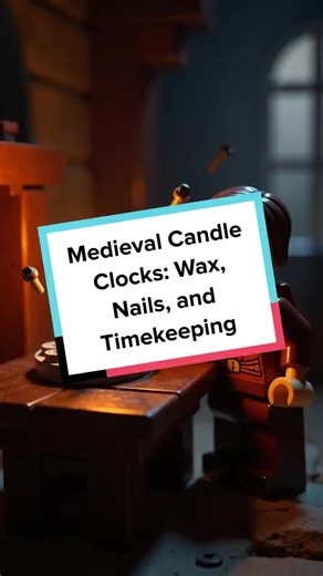 Ever heard of telling time with candles and nails? Medieval candle clocks were surprisingly clever! #history #weirdhistory #funfacts #learnsomethingnew #inventions #shorts
