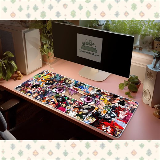 Anime Collage Mouse Pad XL Waifu Aesthetic Desk Mat Manga Gaming Mousepad Otaku Setup Gift - Etsy