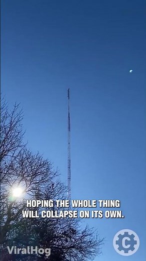 Telecom Tower Demolition Caught on Camera!
