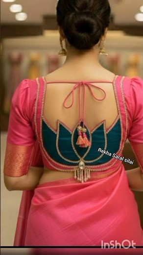 👌👌New Trendy Blouse Beck Neck Design New blouse design bridal blouse design baju design