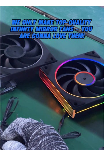 You might not know how to make a high-resolution infinity mirror fan.#coolingfan #cooler #productreview #factory #odm