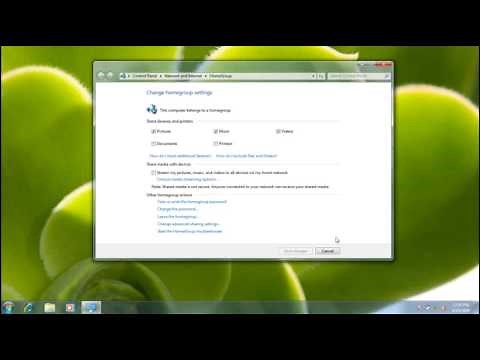 Windows 7:How to share Files