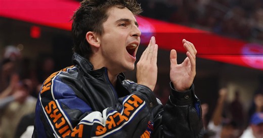 Knicks fan celebrate second sweep in playoffs as the team heads to the NBA finals