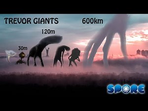 Trevor Henderson Giants Size Comparison | SPORE