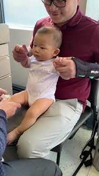 Antiviral. Cute doctor's shot routine for a 6 months old baby