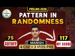 Stop Calling UPSC Prelims "Random." | Random is Not So Random | Manish | NFU #prelims #upsc