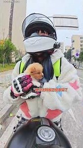 不知道用什麼文字來形容當時的心情，只覺得幸福來的太突然了 就連在回去的路上都在不斷和路人炫耀我的狗 #機車 #撿狗