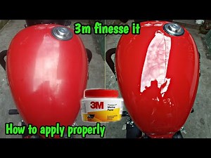 3m Finesse it Rubbing Compound | How To Use & Review | Bike Scratch Remover