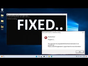How To Fix Run Time Error On Windows 10