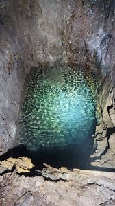 100 foot flooded vertical shaft or winze 125 year old mine. #mines #HistoryUncovered #mineexploring | Ghost Towns and Mines of Washington