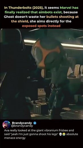 Ghost IGNORES the Shield?! 🤯 #Thunderbolts #Shorts