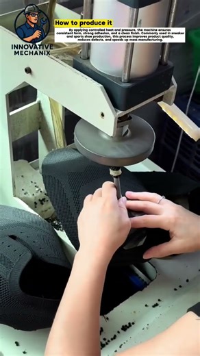 High-Precision Shoe Upper Heat Press Machine in Action