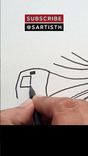 चला बसा। Mumbai Local Train🚉 Easy Drawing🚉 How to Draw a Train🚉 #art #drawing #shorts #mumbai