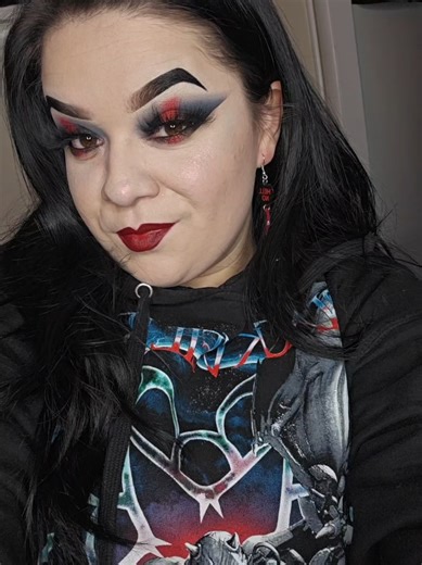 Widow 🕷 I wanted to do more of an alternative Valentine's day look, what do you think? Also remembering the late and great Brandon Lee on his birthday 🎂 PEODUCTS USED: @Wicked Widow × @thecrow The Crow Palette Crow, Iron Gates, Trivial Things, Forever, and Visions The Crow Forever Lipstick @Sacred Spider Cosmetix Love Witch Lashes @Curst kosmetics Elemental Lip Liner @Jolie Beauty Moon Child New Moon Highlighter #wickedwidowbeauty #thecrow #makeup #eyeshadow #valentinesmakeup